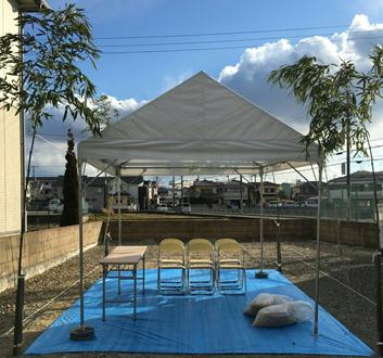 テント1.5間×2間 写真